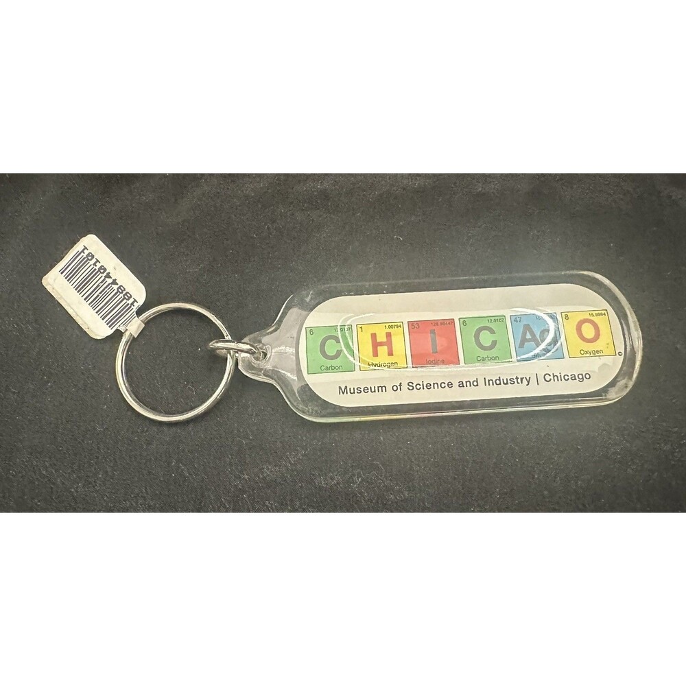 Collectible souvenir keychain from the Museum of Science and Industry "CHICAGO"